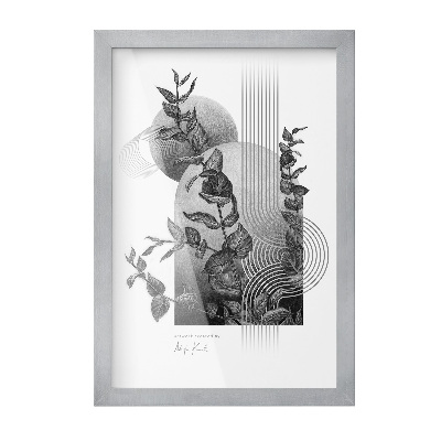 Nowoczesna ramka na zdjęcia srebrna 20x30 cm