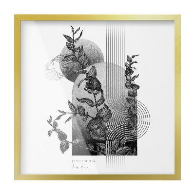 Oprawka na zdjęcie złota 50x50 cm