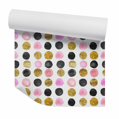 Tapeta Kolorowe dekoracyjne kropki