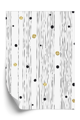 Tapeta Abstrakcja pionowych lini i kropek