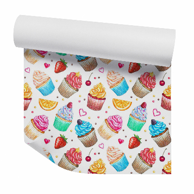 Tapeta Owoce i babeczki