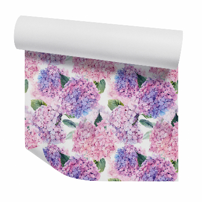 Tapeta Akwarela kwiat hortensji