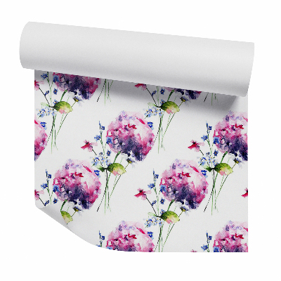 Tapeta Kwiecista abstrakcja akwarela