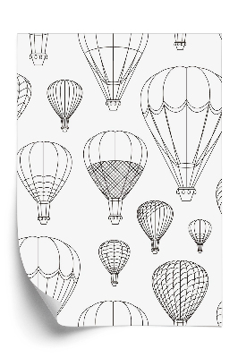 Tapeta Zestaw balonów powietrznych