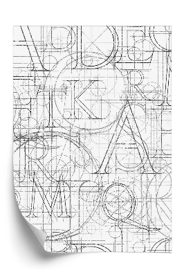 Tapeta Liter polskiego alfabetu