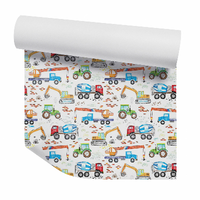 Okleina samoprzylepna na ścianę Maszyny budowlane rolnicze