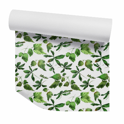 Okleina ścienna Dekoracyjne zielone liście