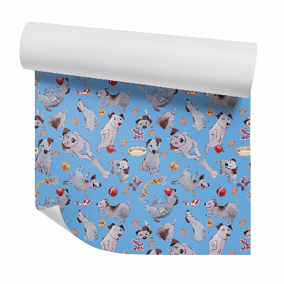 Okleina ścienna Aktywności szczęśliwych psów