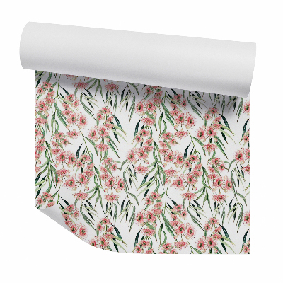 Okleina ścienna Czerwone wiszące ozdobne kwiaty