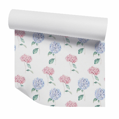 Okleina samoprzylepna na ścianę Bujne kwiaty w jasnych kolorach