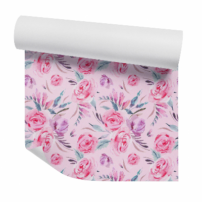 Okleina samoprzylepna na ścianę Róże pastelowe jasne kolory