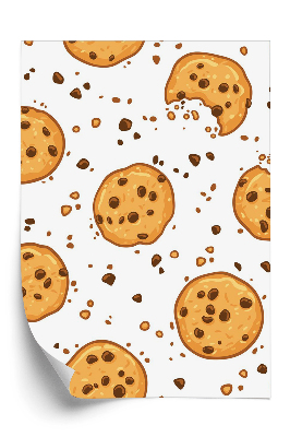 Tapeta Ciasteczka z czekoladą