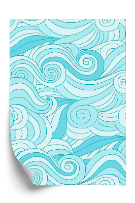 Tapeta Woda ocean niebieskie fale