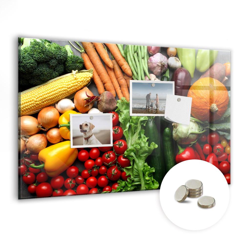 Tablica magnetyczna do kuchni Zdrowe warzywa