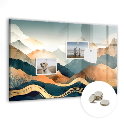 Tablica magnetyczna ozdobna Elegancki krajobraz