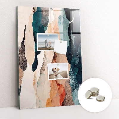 Magnetyczna tablica Abstrakcyjne plamy