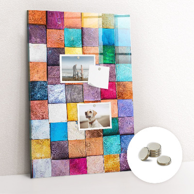 Magnetyczna tablica Kolorowa szachownica