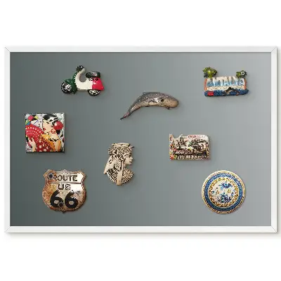 Tablica metalowa magnetyczna Gradientowa kompozycja łącząca granat i błękit