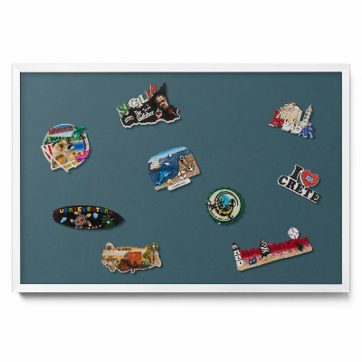 Tablica na magnesy na ścianę Kolor ciemny morski