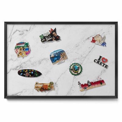 Tablica do magnesów Delikatny jasny marmur