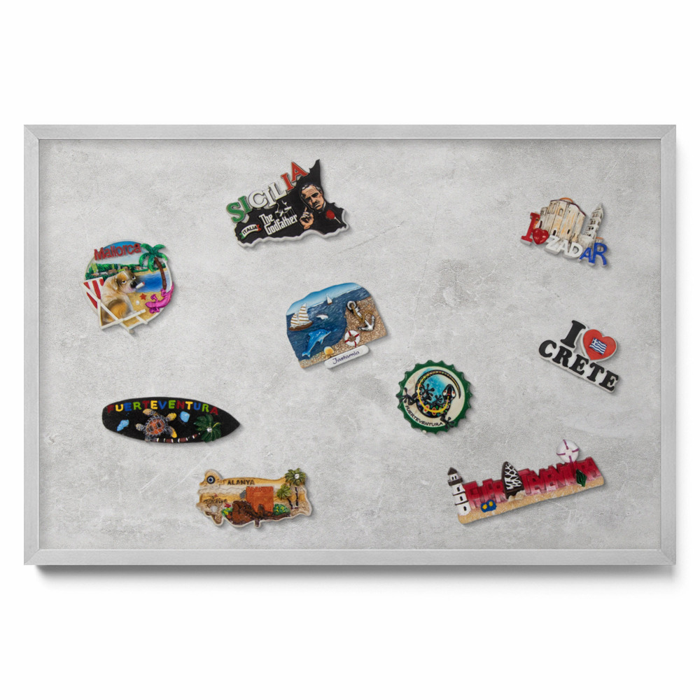 Tablica metalowa na magnesy Tekstura betonowej ściany