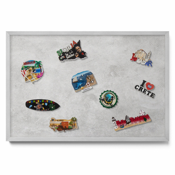 Tablica metalowa na magnesy Tekstura betonowej ściany