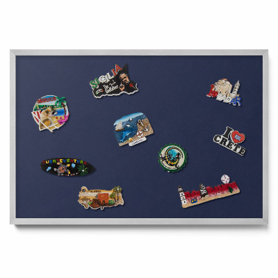 Tablica na magnesy z podróży Kolor ciemny granatowy