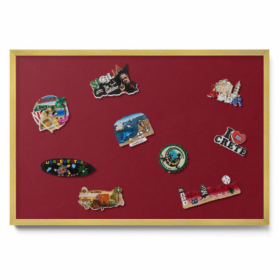 Tablica na magnesy do kuchni Kolor bordowy