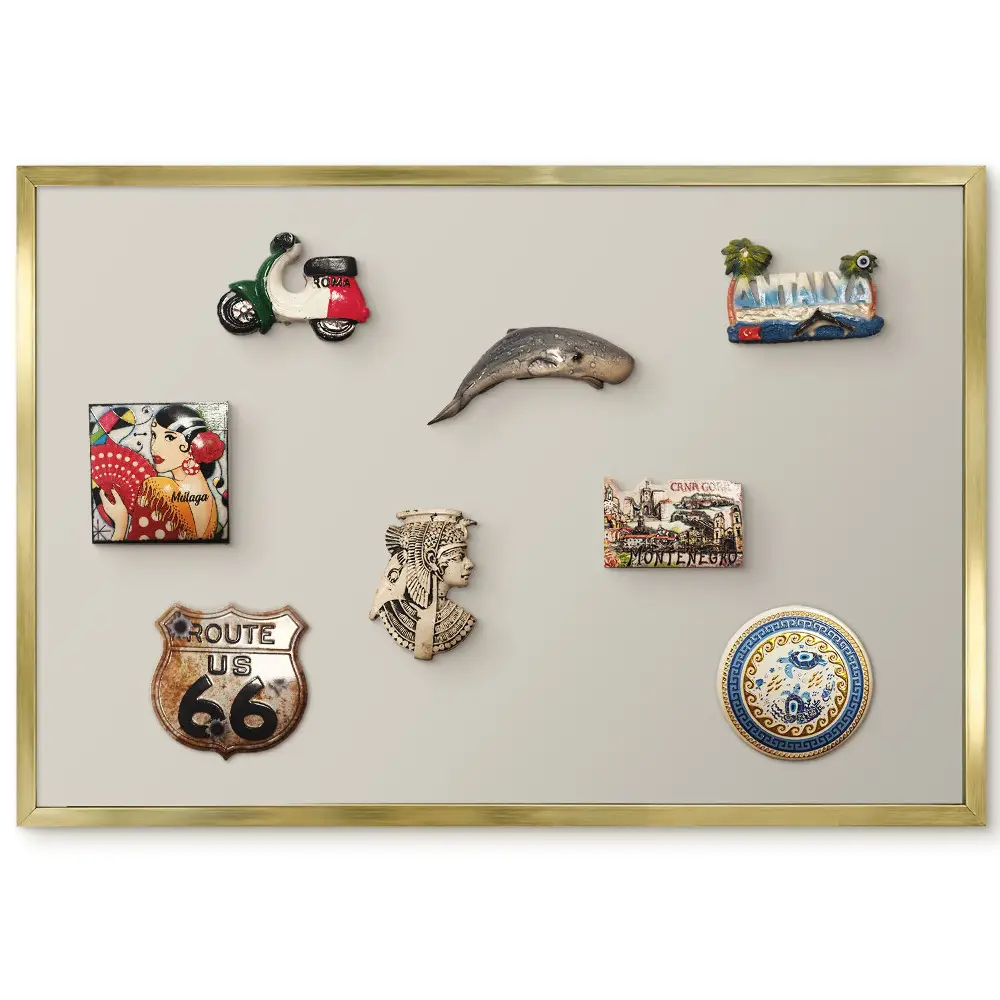 Kremowa tablica magnetyczna bez wzorów