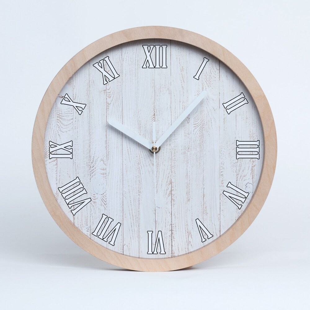 Drewniany zegar Drewniane tło
