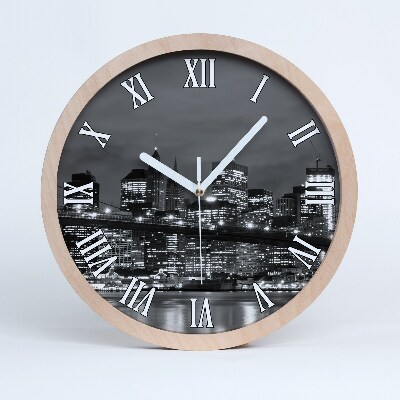 Zegar okrągły Manhattan nowy jork