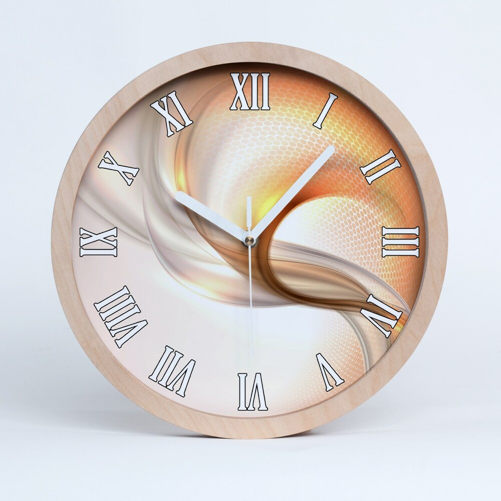 Zegar drewniany Abstrakcyjne tło