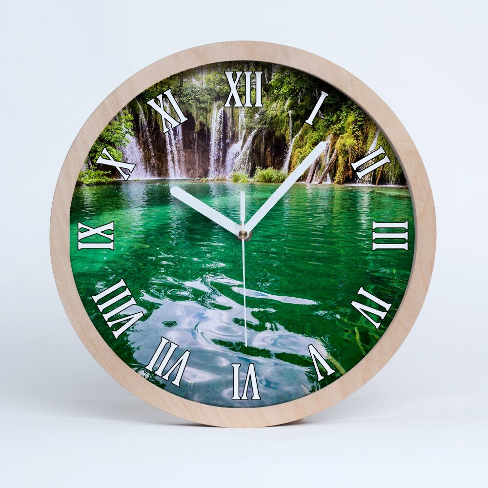 Zegar drewniany Jezioro plitwickie