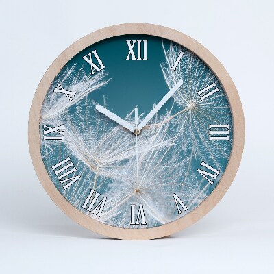 Nowoczesny zegar ścienny Nasiona dmuchawca