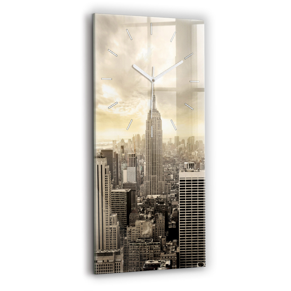 Zegar szklany 30x60 Wieżowe w Nowym Jorku