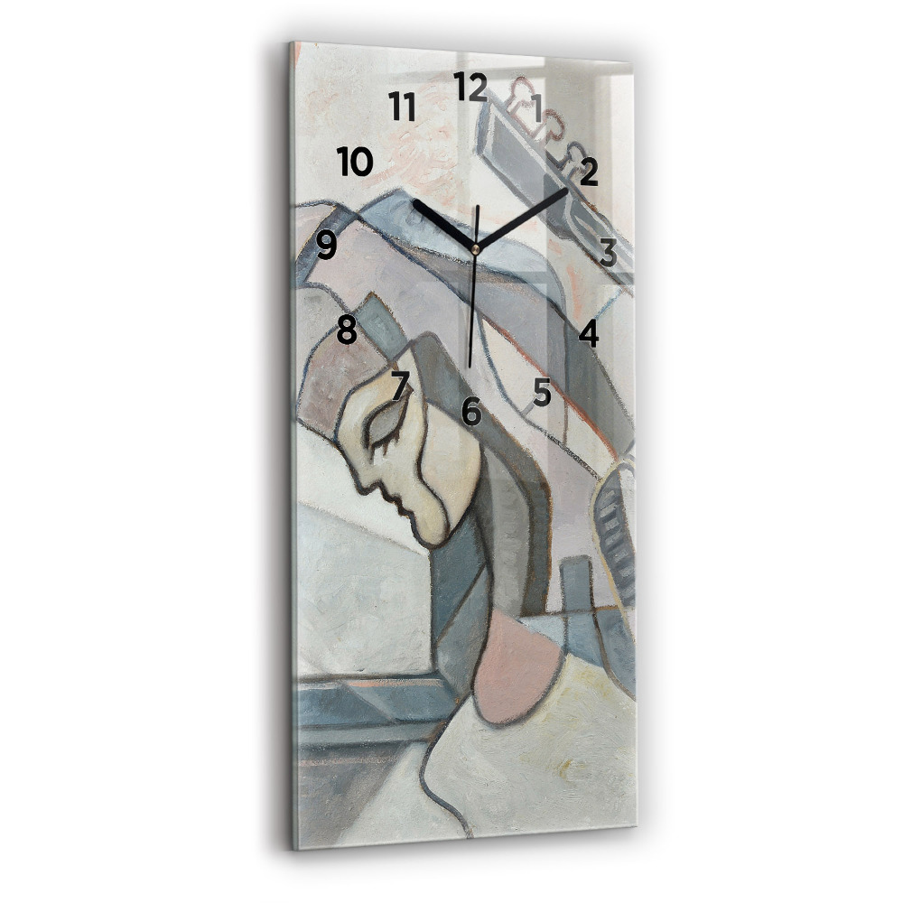 Zegar szklany 30x60 Malarstwo abstrakcyjne