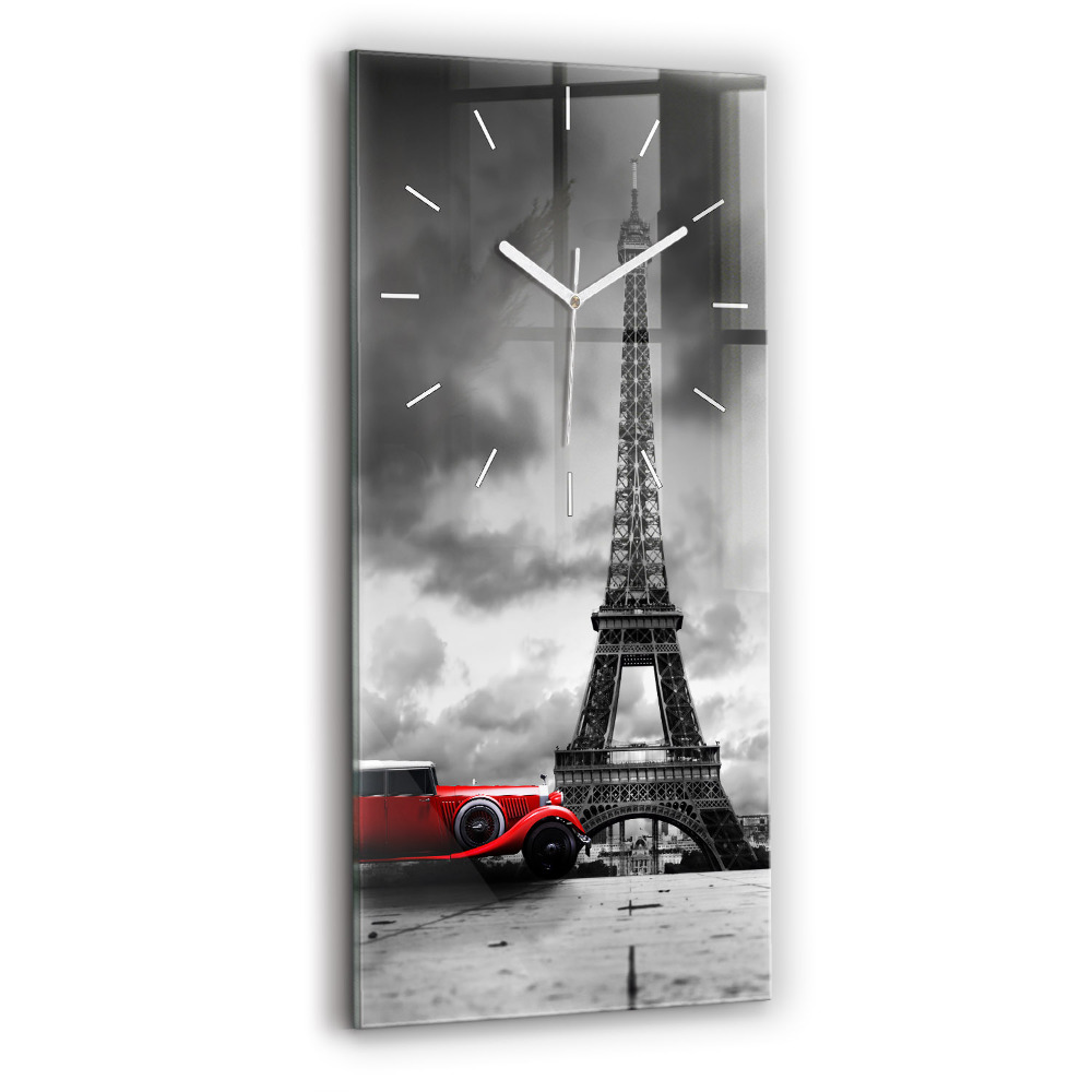 Zegar szklany Effel Tower Paryż