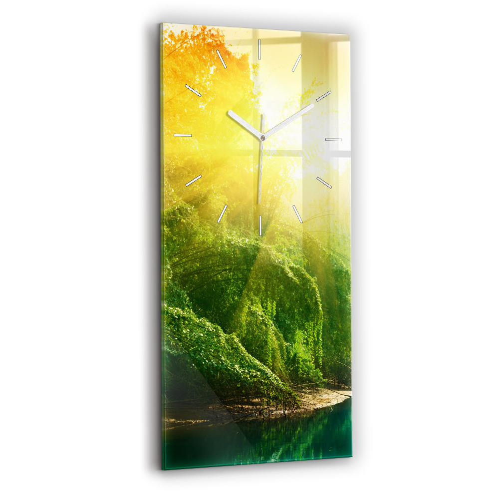 Zegar szklany Spokojna natura