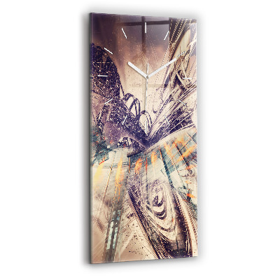 Zegar szklany Abstrakcyjny mechanizm