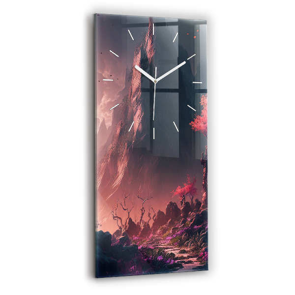 Zegar szklany Magiczny las i góry
