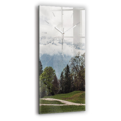 Zegar szklany Widok na góry