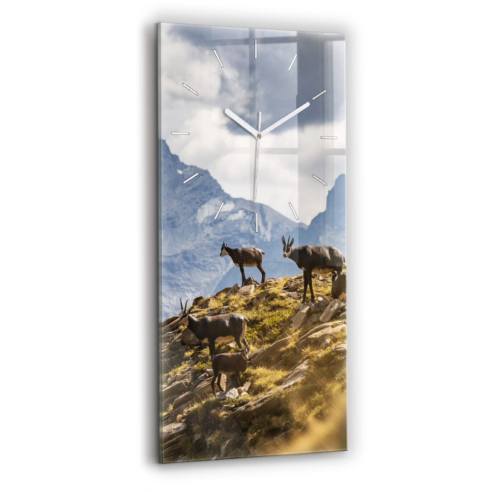 Zegar szklany Koza w Dolinie Aosta