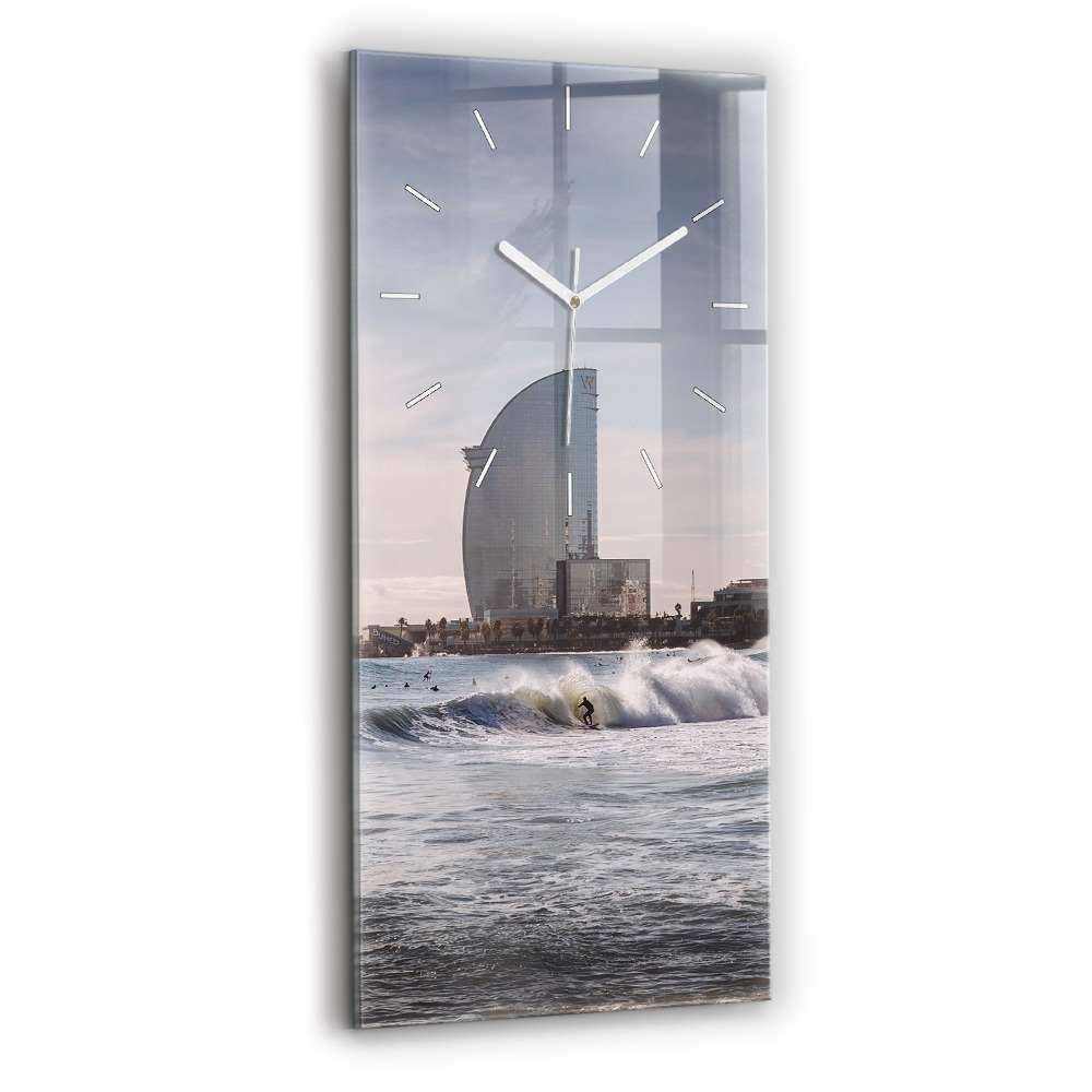 Zegar szklany Barcelona Surfer