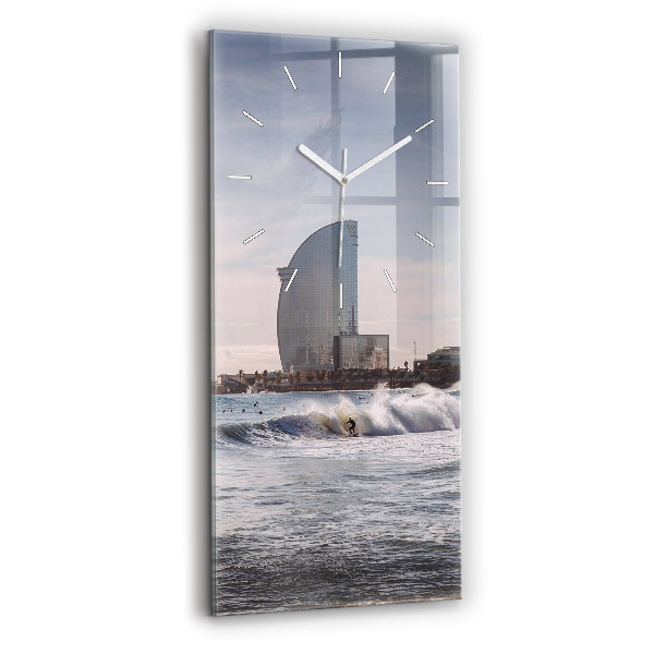 Zegar szklany Barcelona Surfer