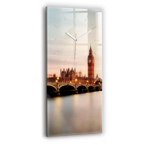 Zegar szklany Big Ben panorama Londynu