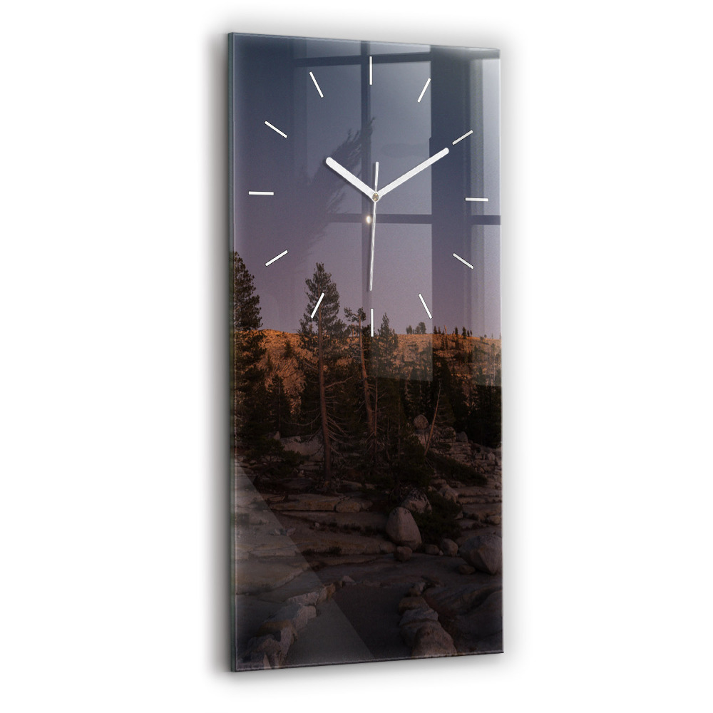 Zegar szklany Kamienista droga Yosemite