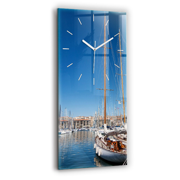 Zegar szklany Marina w Marsylii Francja