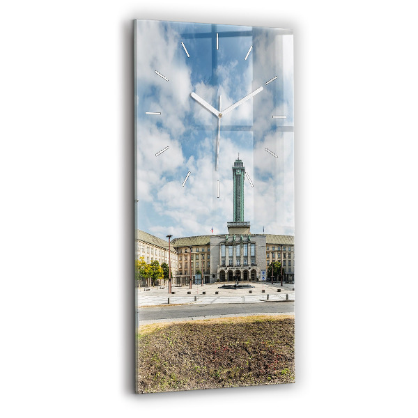 Zegar szklany Panorama miasta Ostrawa