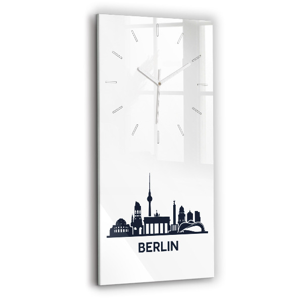 Zegar szklany Ilustracja miasta Berlin