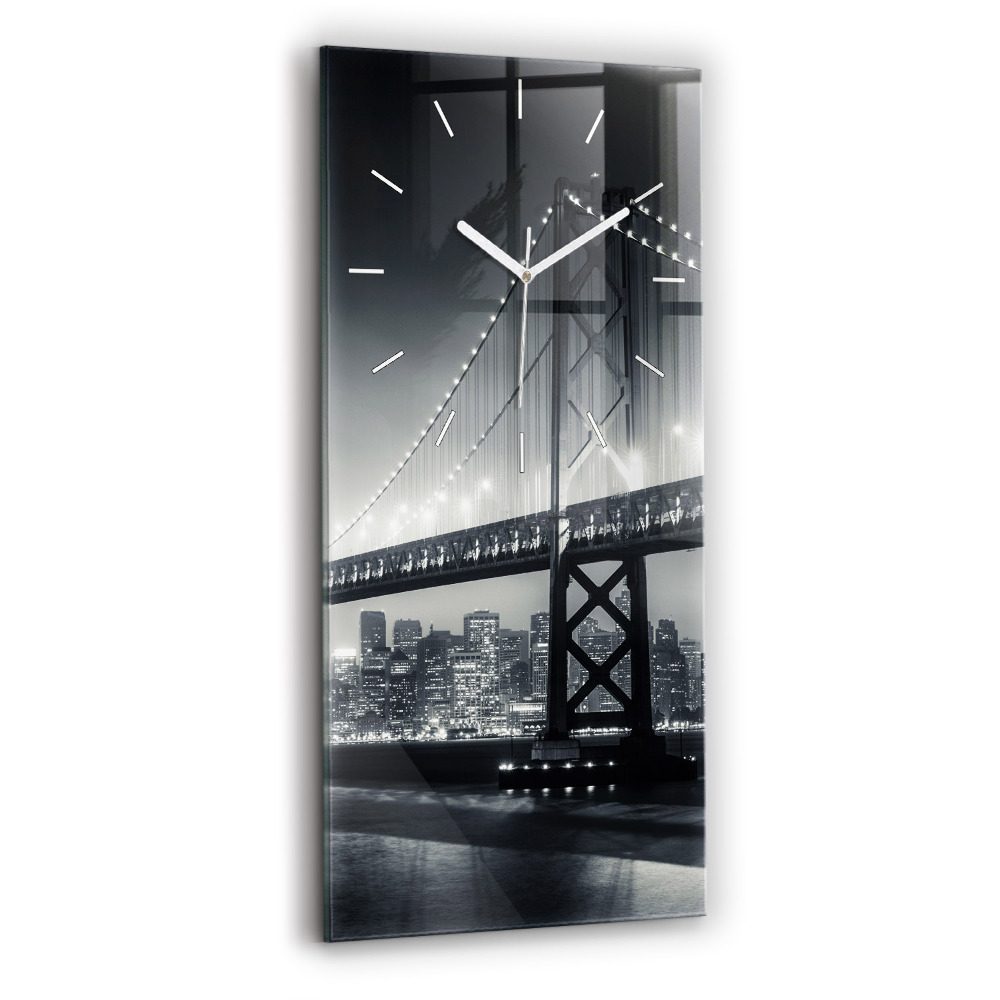 Zegar szklany Most nocą San Francisco